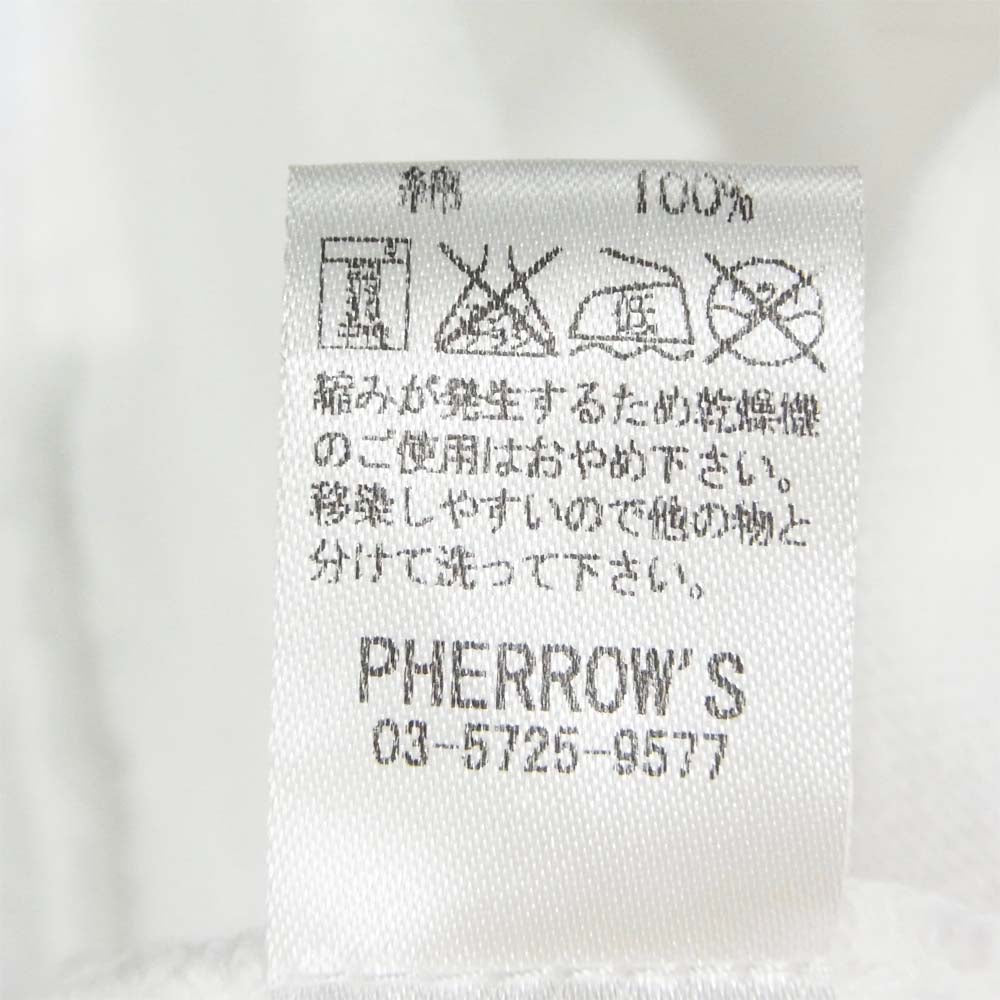 Pherrow's フェローズ L.P.C.C. T-Shirt LPCC Tシャツ ホワイト系 XL【中古】