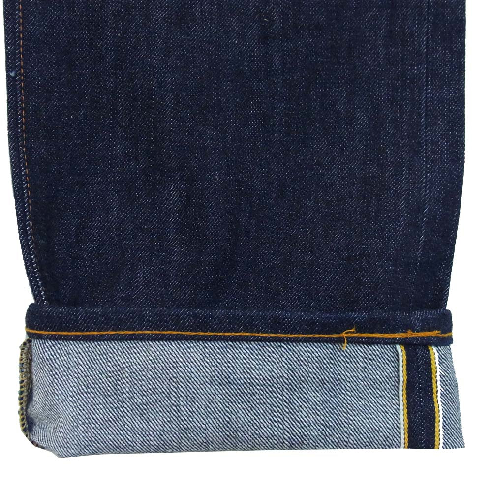 Pherrow's フェローズ 466 タイトフィット スターチドウォッシュ デニムパンツ インディゴブルー系 32【美品】【中古】