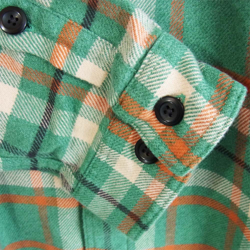 patagonia パタゴニア 53947 Fjord Flannel Shirt IEGR ロングスリーブ フィヨルド フランネル シャツ チェック グリーン系 M【新古品】【未使用】【中古】