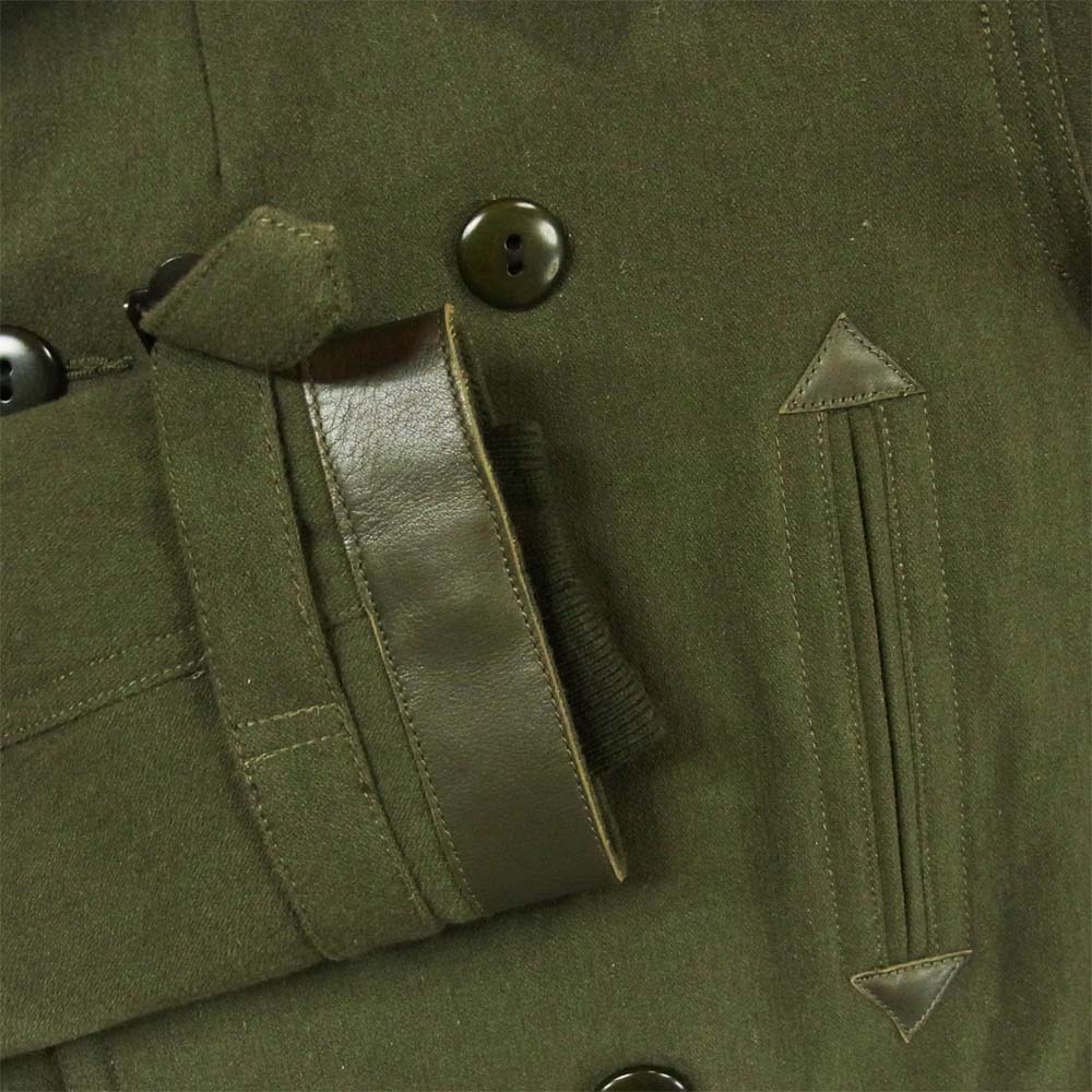 Nigel Cabourn ナイジェルケーボン 8040000002 MILITARY P-COAT ミリタリー Pコート グリーン系 52【新古品】【未使用】【中古】