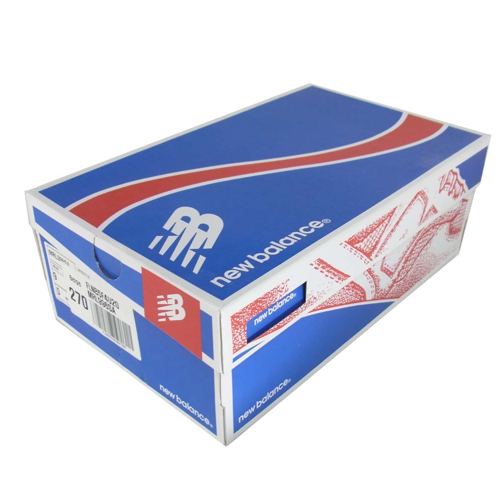 NEW BALANCE ニューバランス MRL996SA スエード ローカット スニーカー ベージュ系 US9【美品】【中古】