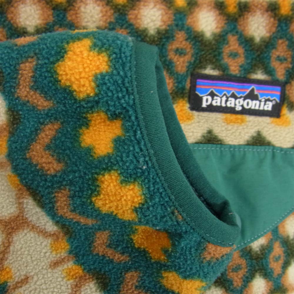 patagonia パタゴニア 25450FA15 シンチラスナップT フリース プルオーバージャケット グリーン系 M【中古】