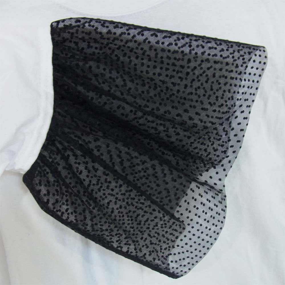 ルッツヒュエル LZ-S19-0000-437 TTULL 袖レース切替 Tシャツ ホワイト系 サイズ表記無し【美品】【中古】