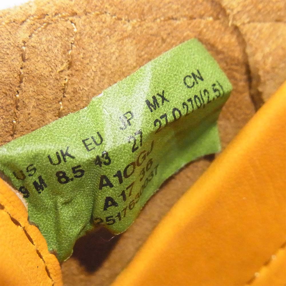 Engineered Garments エンジニアードガーメンツ × ティンバーランド TIMBERLAND 3 EYE CLASSIC LUG クレイジーパターン シューズ ライトブラウン系 US9M【中古】