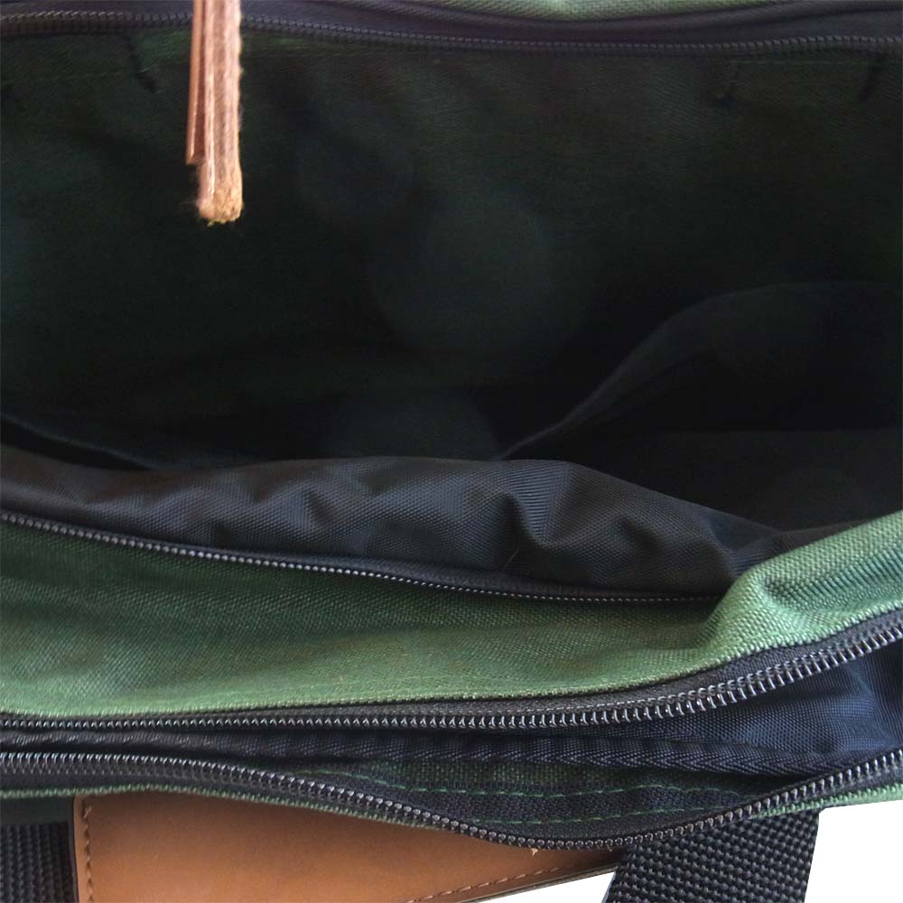 Eddie Bauer エディー・バウアー 8801 1000 デニール コーデュロラナイロン ニューオーバー ナイター バッグ グリーン系【新古品】【未使用】【中古】