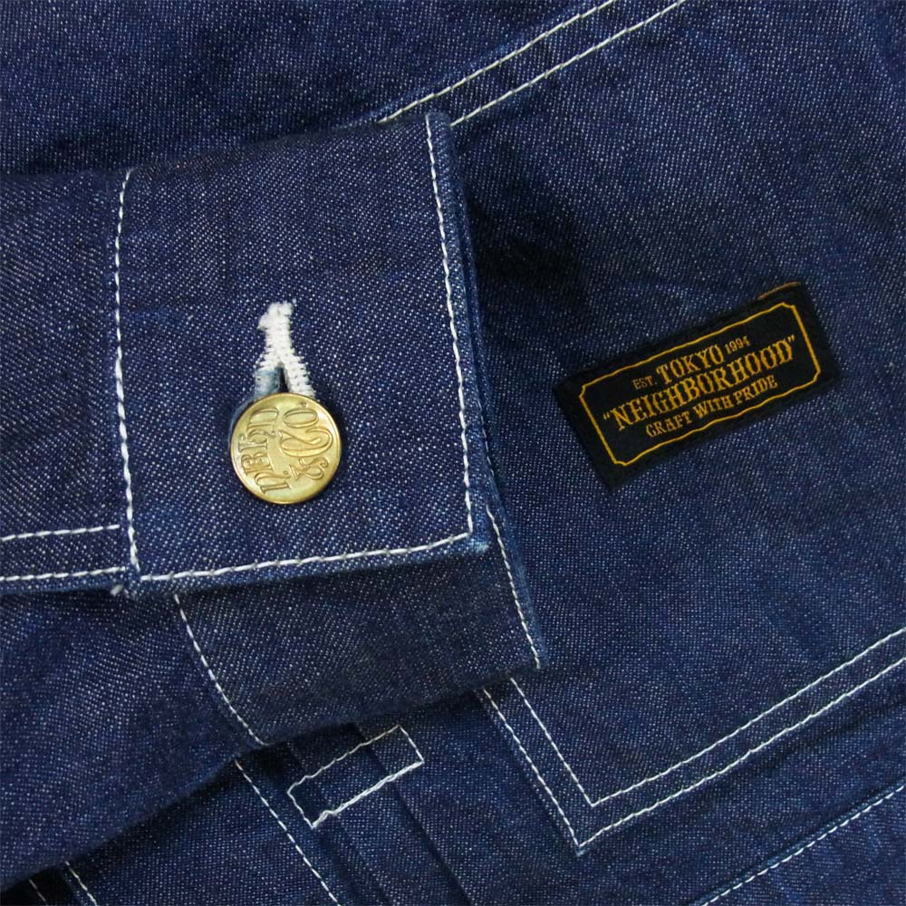 NEIGHBORHOOD ネイバーフッド 181DCNH-JKM03 STOCKMAN C-JKT デニムジャケット インディゴブルー系 M【中古】
