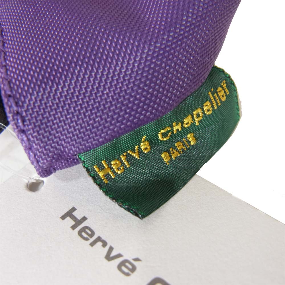 Herve Chapelier エルベ・シャプリエ 719N ペンケース パープル×グレー パープル系【新古品】【未使用】【中古】