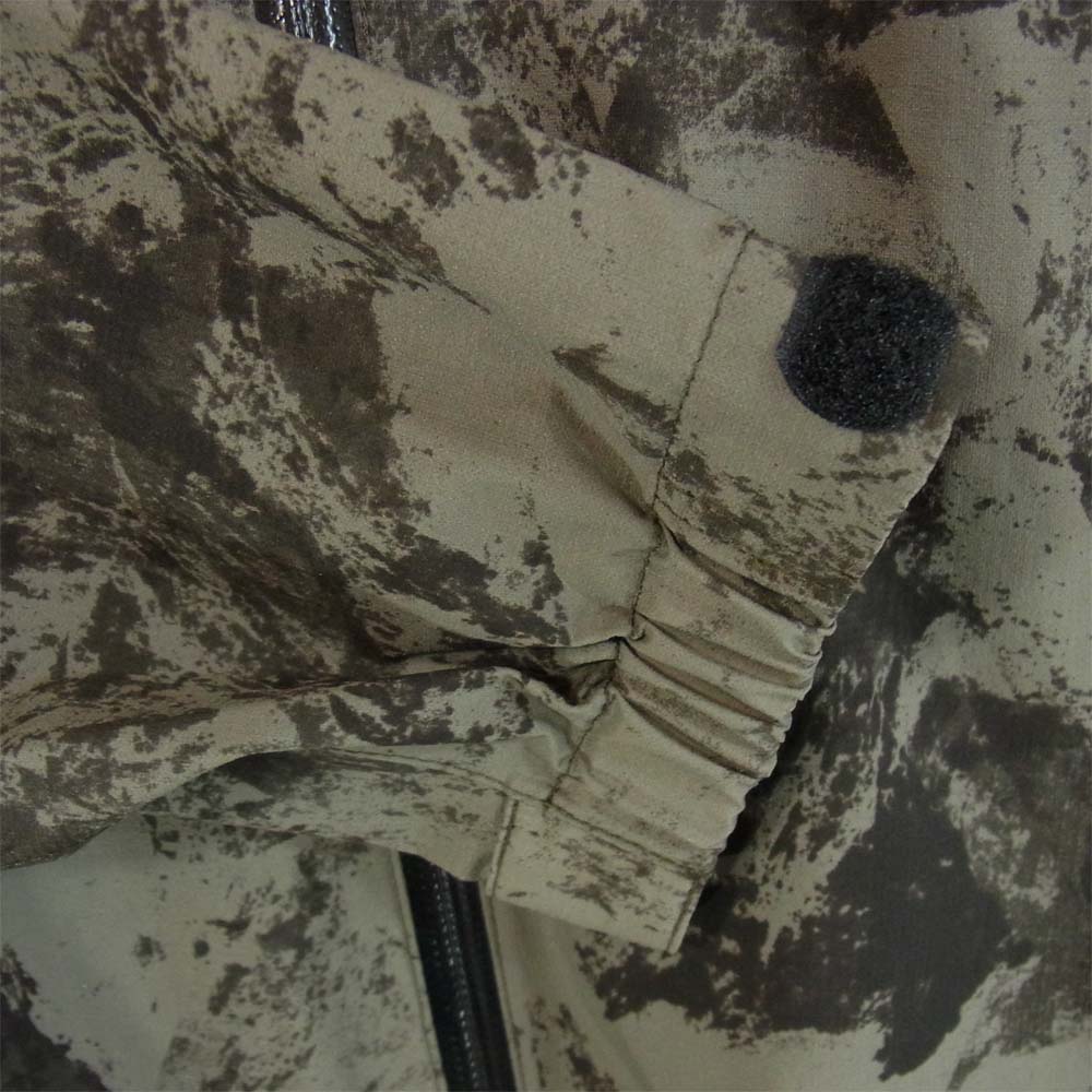 THE NORTH FACE ノースフェイス np71983 Novelty Swallowtail Vent Hoodie カモフラージュ ジップ ブルゾン カーキ系 M【中古】