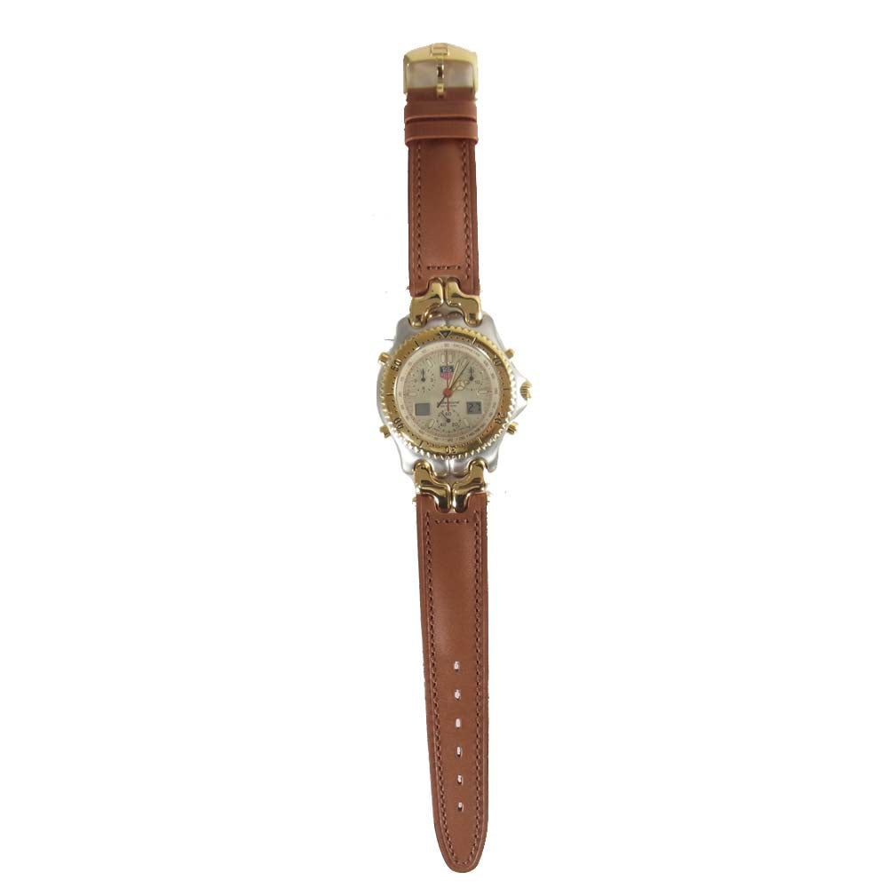 TAG HEUER タグホイヤー S25.706 クロノグラフ セナモデル ゴールド系【中古】