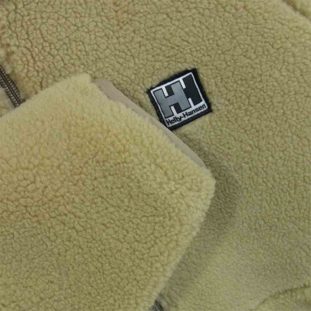 ヘリーハンセン 20AW HE51976 FIBERPILE Hoodie ファイバーパイル フーディー フリース パーカー ベージュ系 M【極上美品】【中古】