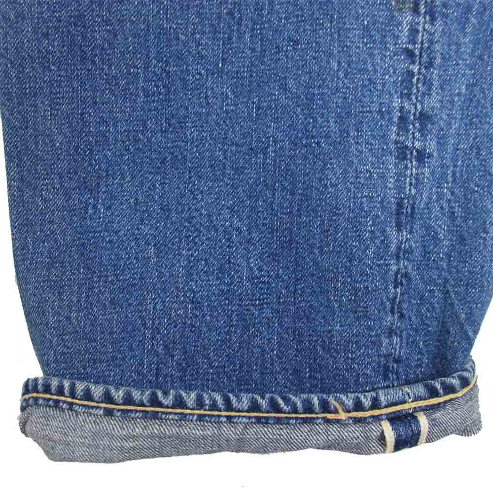 WAREHOUSE ウエアハウス 革パッチ 黄耳 デニム パンツ インディゴブルー系 34【中古】