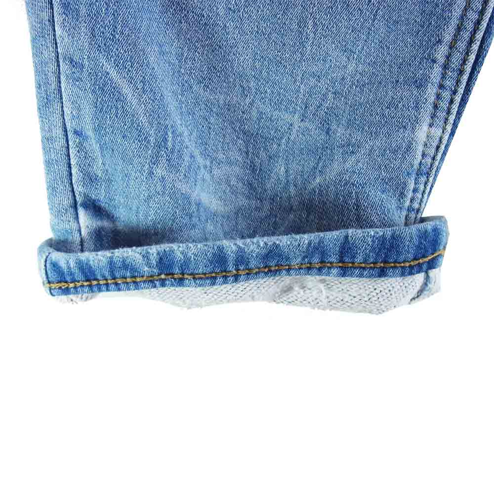 HUMAN MADE ヒューマンメイド リラックス イージー ダメージ デニム パンツ インディゴブルー系 L【美品】【中古】