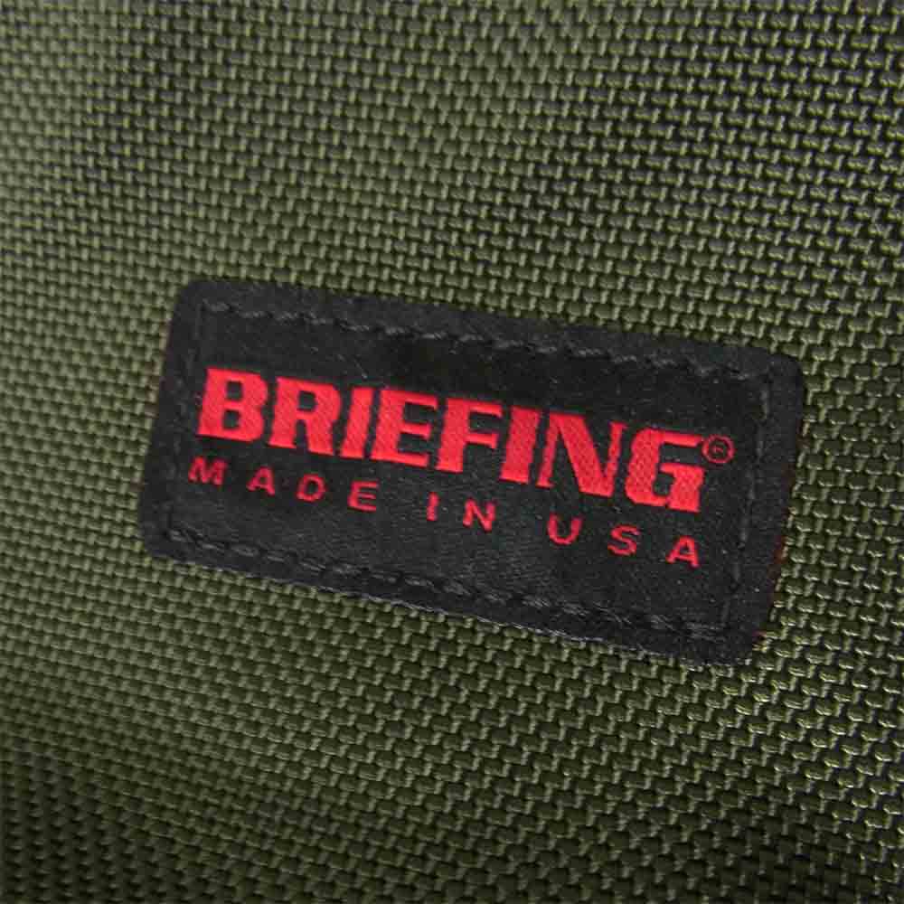 BRIEFING ブリーフィング SQ PACK ナイロン リュック バックパック カーキ系【美品】【中古】
