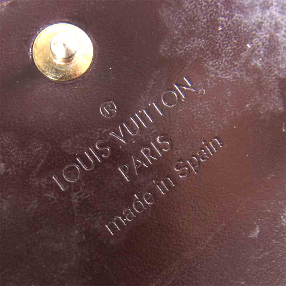LOUIS VUITTON ルイ・ヴィトン M93517 モノグラム ヴェルニ キーケース エンジ系【中古】