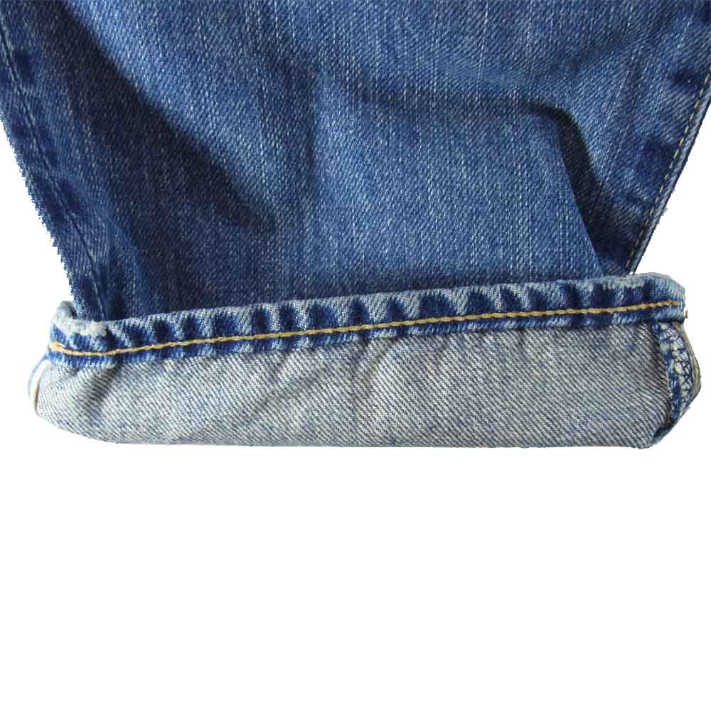 HYSTERIC GLAMOUR ヒステリックグラマー 022AP14 小窓加工 スタッズ ダメージ デニム パンツ インディゴブルー系 30【中古】