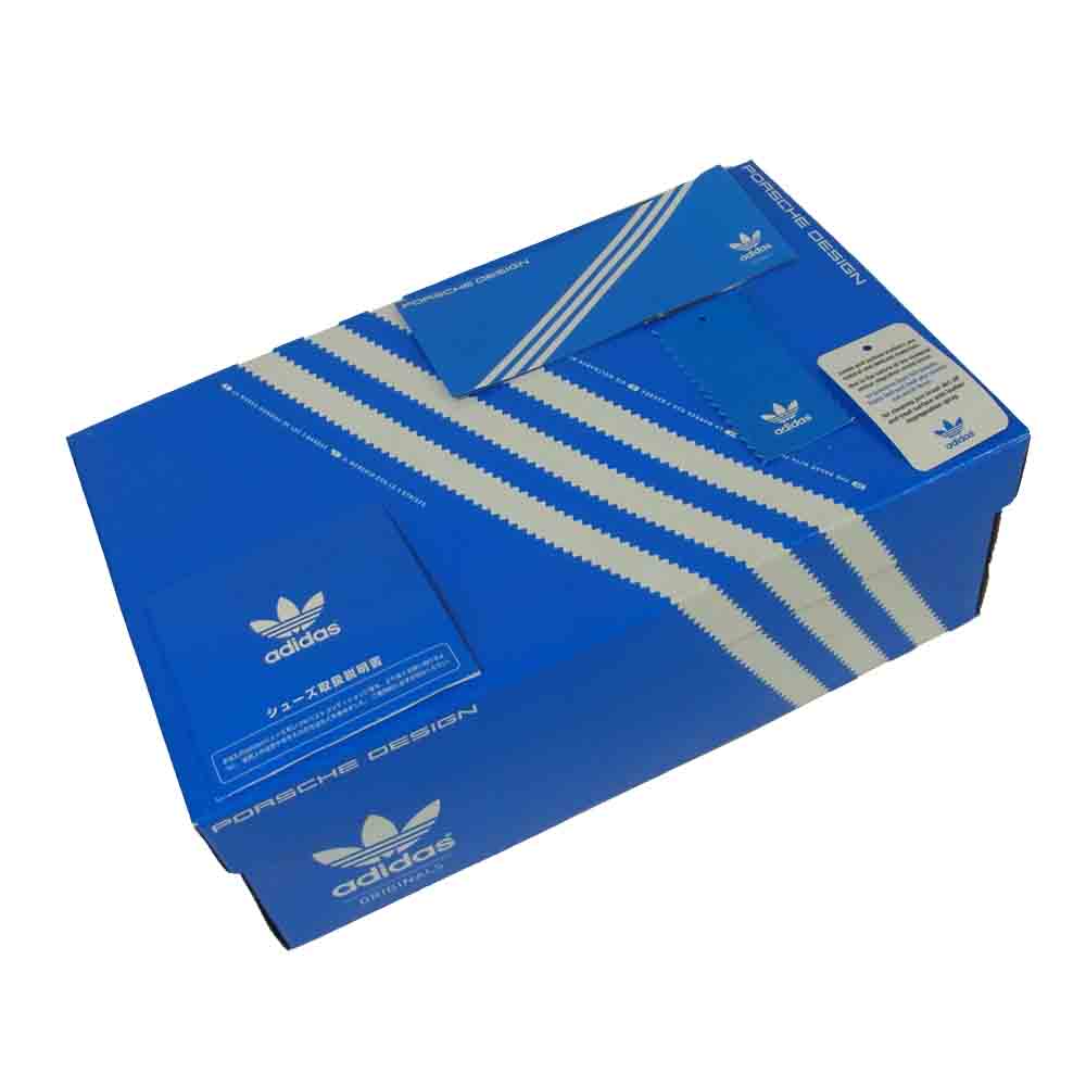 adidas アディダス 18084 PORSCHE DES CL ポルシェ ローカット スニーカー 中国製 ブラック系 28cm【中古】