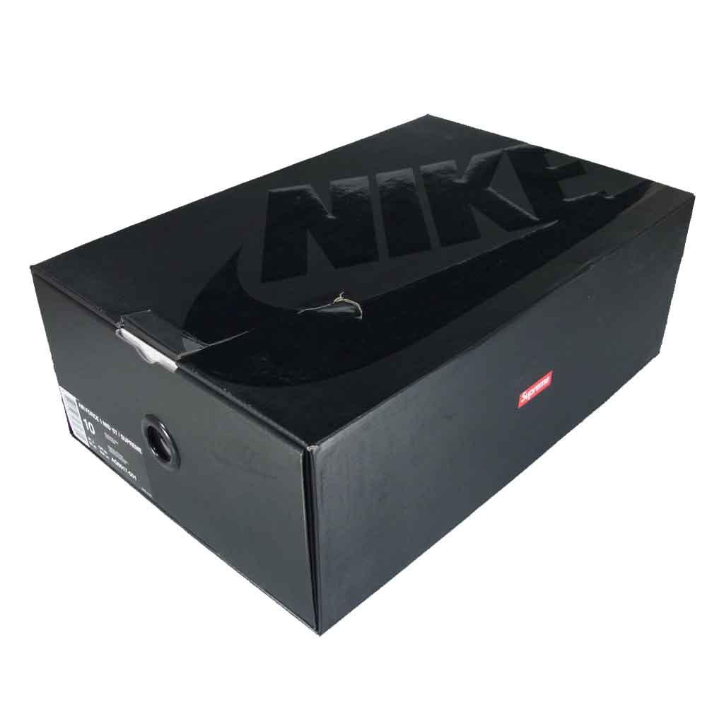 Supreme シュプリーム AQ8017-001 NIKE ナイキ AIR FORCE 1 MID 07 エアフォース スニーカー ブラック系 US10【中古】