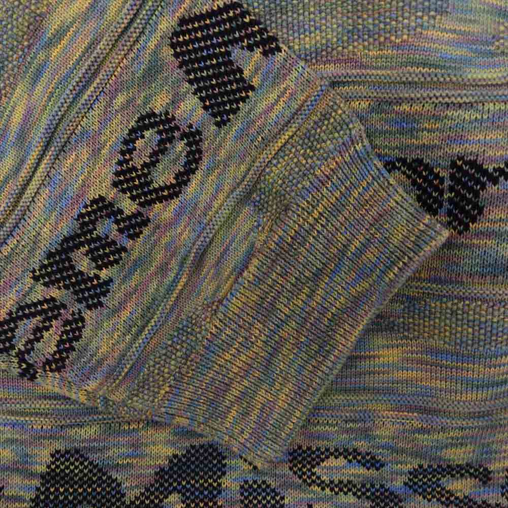 Supreme シュプリーム 21AW Missoni Zip L/S Polo ミッソーニ ジップ 長袖 ポロシャツ グリーン系 XL【新古品】【未使用】【中古】