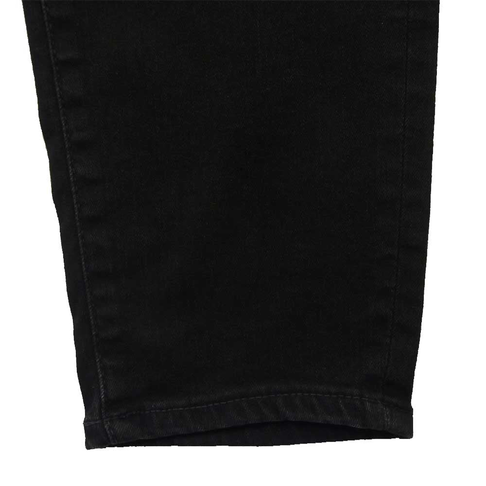 サート MXSURT001 × BIG JOHN ビッグジョン ユーズド加工 デニムプリント ハイパワー ストレッチ イージー パンツ ブラック系 L【中古】