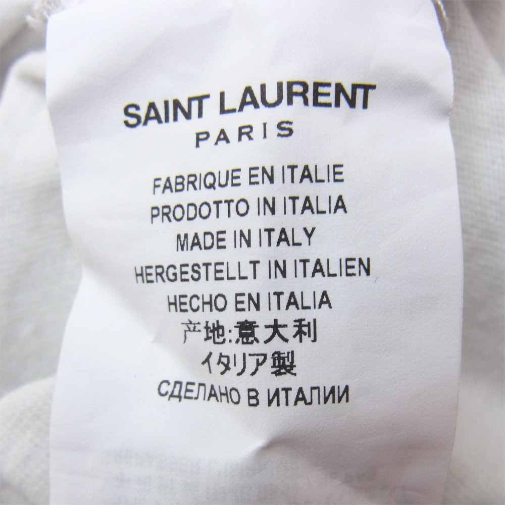SAINT LAURENT サンローラン 20SS 603303 YBPB2 国内正規品 ジャルダン マジョレル プリント Tシャツ ホワイト系 M【中古】