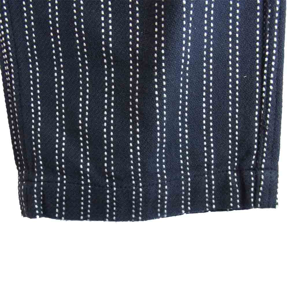 ウエストライド 刺子 パンツ 黒×白 33【新古品】【未使用】【中古】