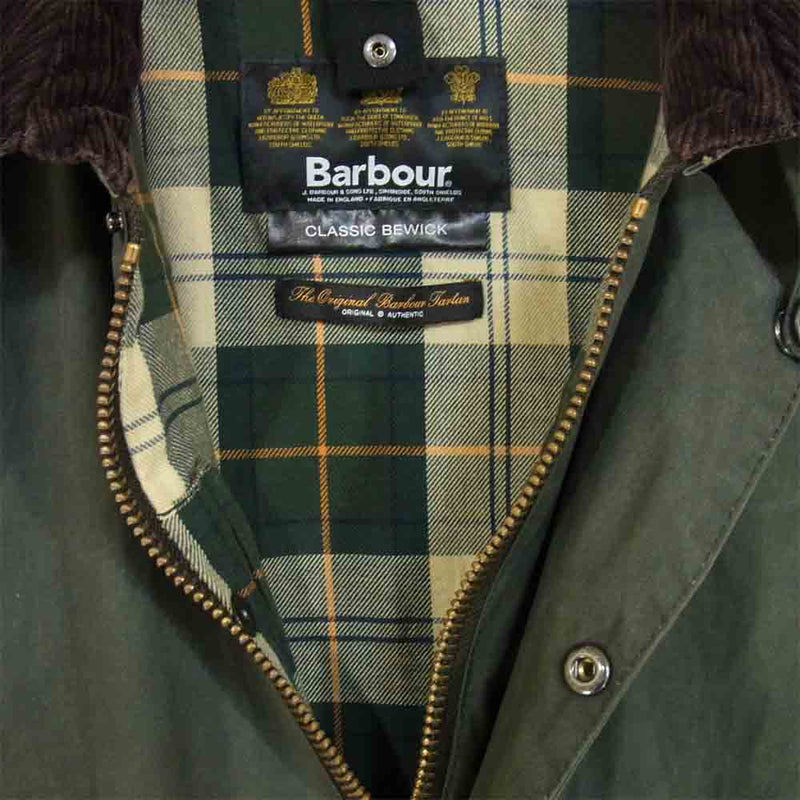 barbour classic bewick オイルドジャケット