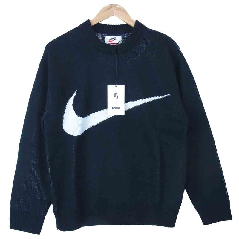 【新品】Supreme Nike Swoosh Sweater S Blackトップス