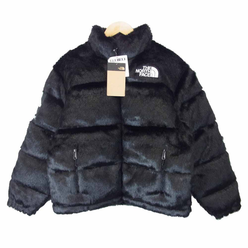 Supreme シュプリーム ND92001I × ノースフェイス The North Face Fur Nuptse Jacket ファー ヌプシ  ブラック系 S【新古品】【未使用】【中古】