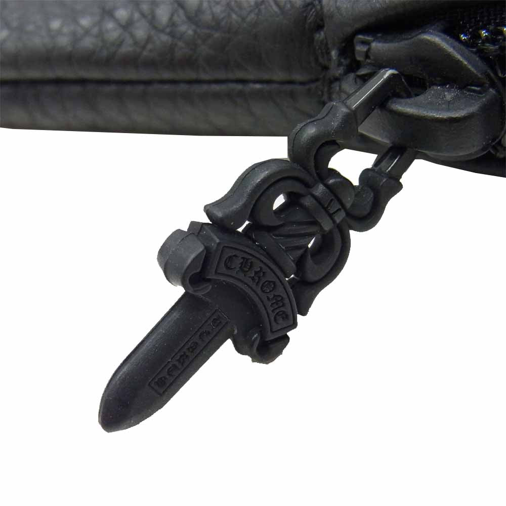 CHROME HEARTS クロムハーツ(原本無) レザー アイウェア ケース ブラック系【中古】