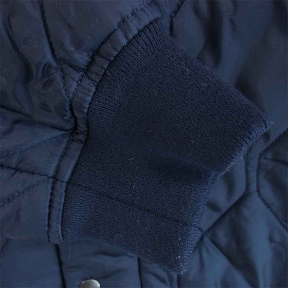 ブリクストン CRAWFORD JACKET ナイロン キルティング ジャケット ネイビー系 L【中古】