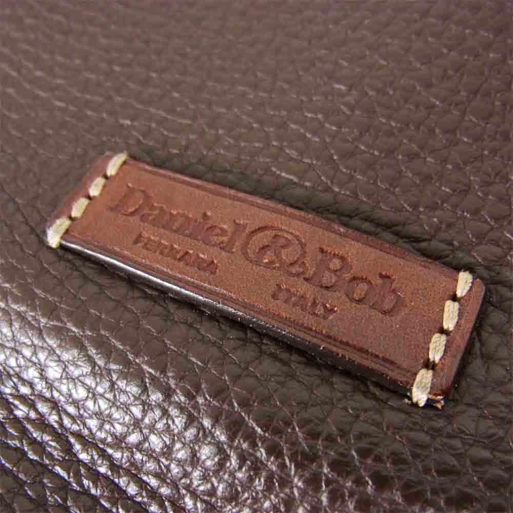 Daniel & Bob ダニエルアンドボブ 2WAY レザー ビジネス バッグ ブラウン系【中古】