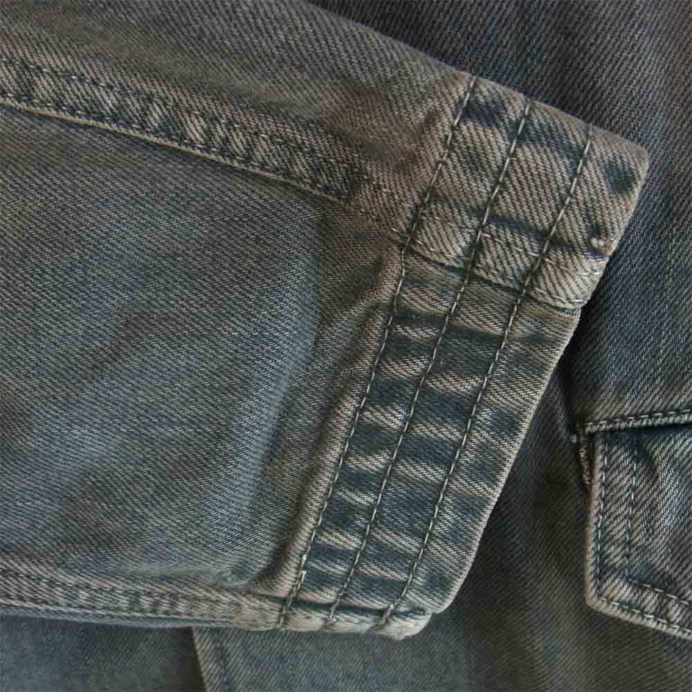 NUMBER(N)INE ナンバーナイン S08-NNJ004B DENIM デニム ウエスタン ヨーク ブラック系 3【中古】