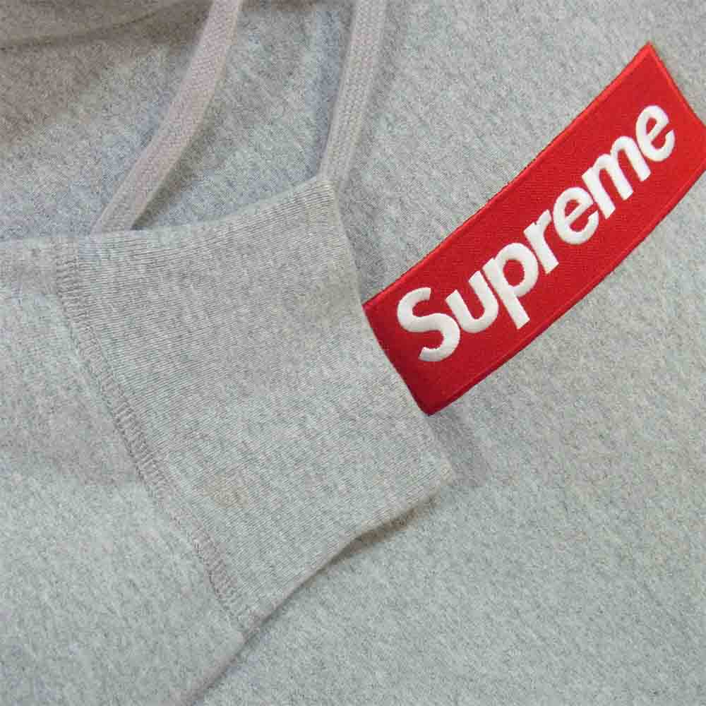 Supreme シュプリーム 16AW 32812 Box Logo Pullover Hoodie ボックス ロゴ プルオーバー グレー系 レッド系 L【中古】