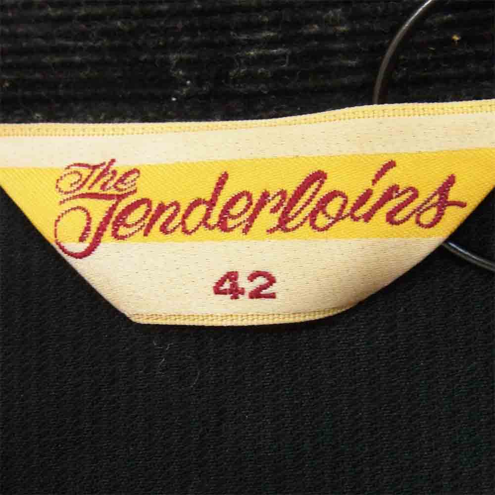 TENDERLOIN テンダーロイン T-BROTHERHOOD JKT SATIN ブラザーフッド ジャケット サテン ブラック系 L【中古】
