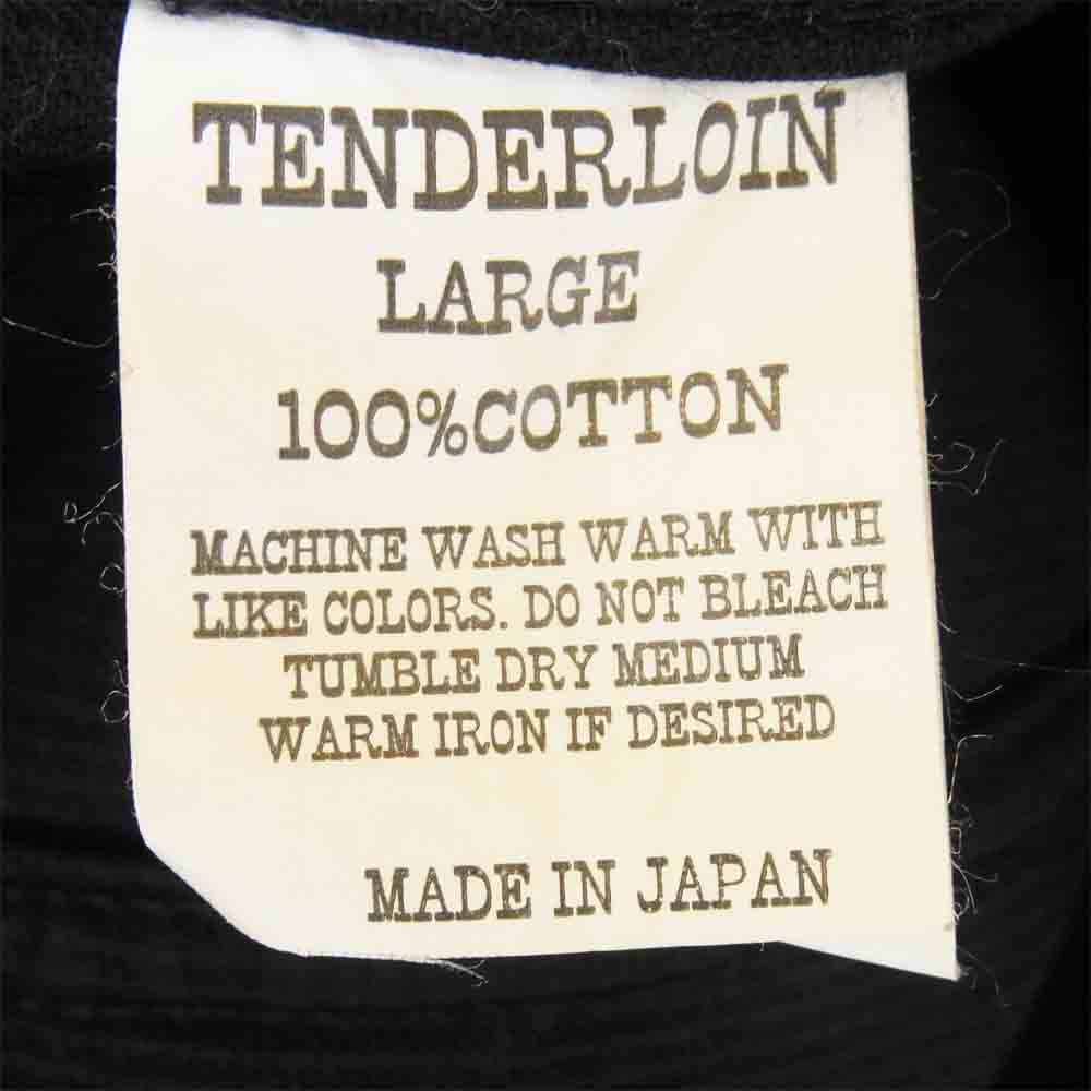 TENDERLOIN テンダーロイン T-BROTHERHOOD JKT SATIN ブラザーフッド ジャケット サテン ブラック系 L【中古】