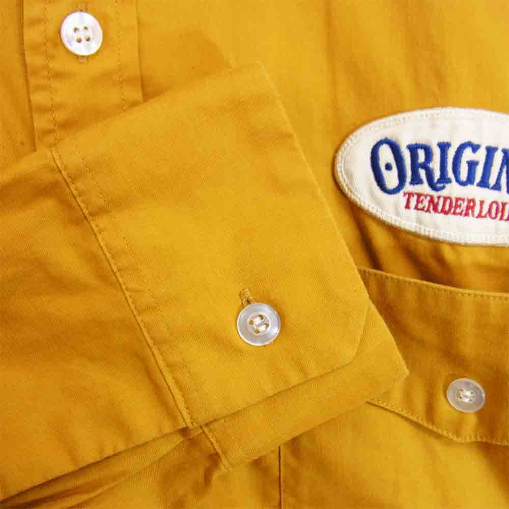 TENDERLOIN テンダーロイン T-WORK SHT ワーク 長袖シャツ イエロー系 L【中古】