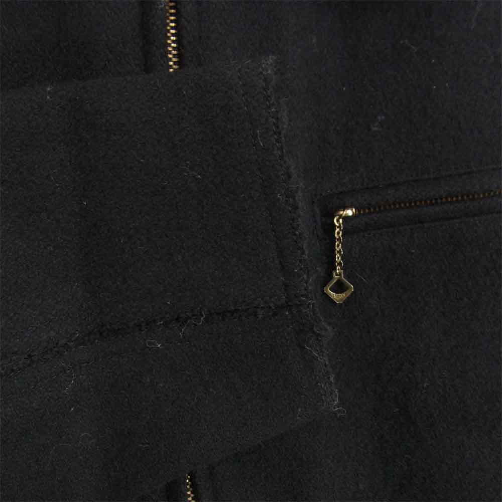 INDIAN MOTOCYCLE インディアン モトサイクル メルトンウール スポーツ ジャケット ブラック系 38【中古】