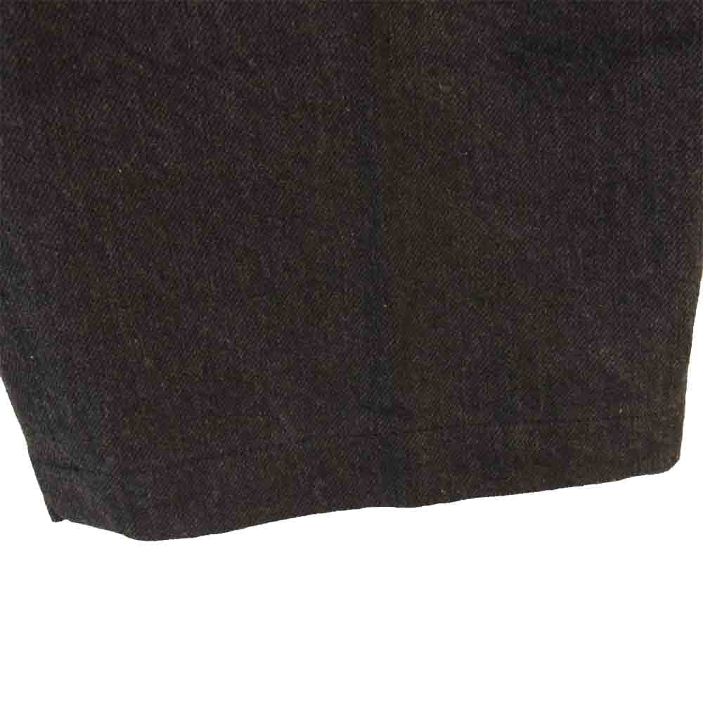 Yohji Yamamoto ヨウジヤマモト ML-P07-009 Y's for men ワイズフォーメン コットン 2タック テーパード ワイド パンツ グレー系 L【中古】