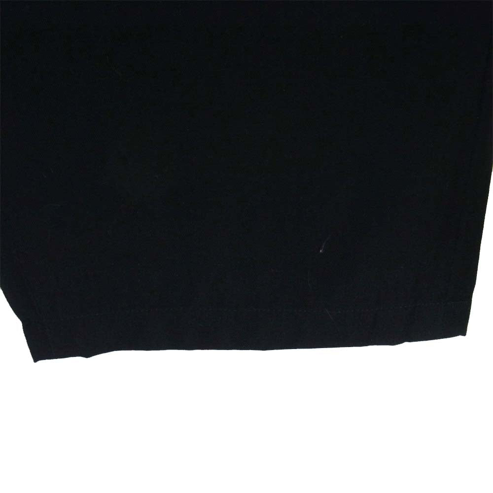 Yohji Yamamoto ヨウジヤマモト POUR HOMME プールオム HZ-P23-117 ウールギャバジン 紐パンツ ウエストドローコード パンツ ブラック系 S【中古】