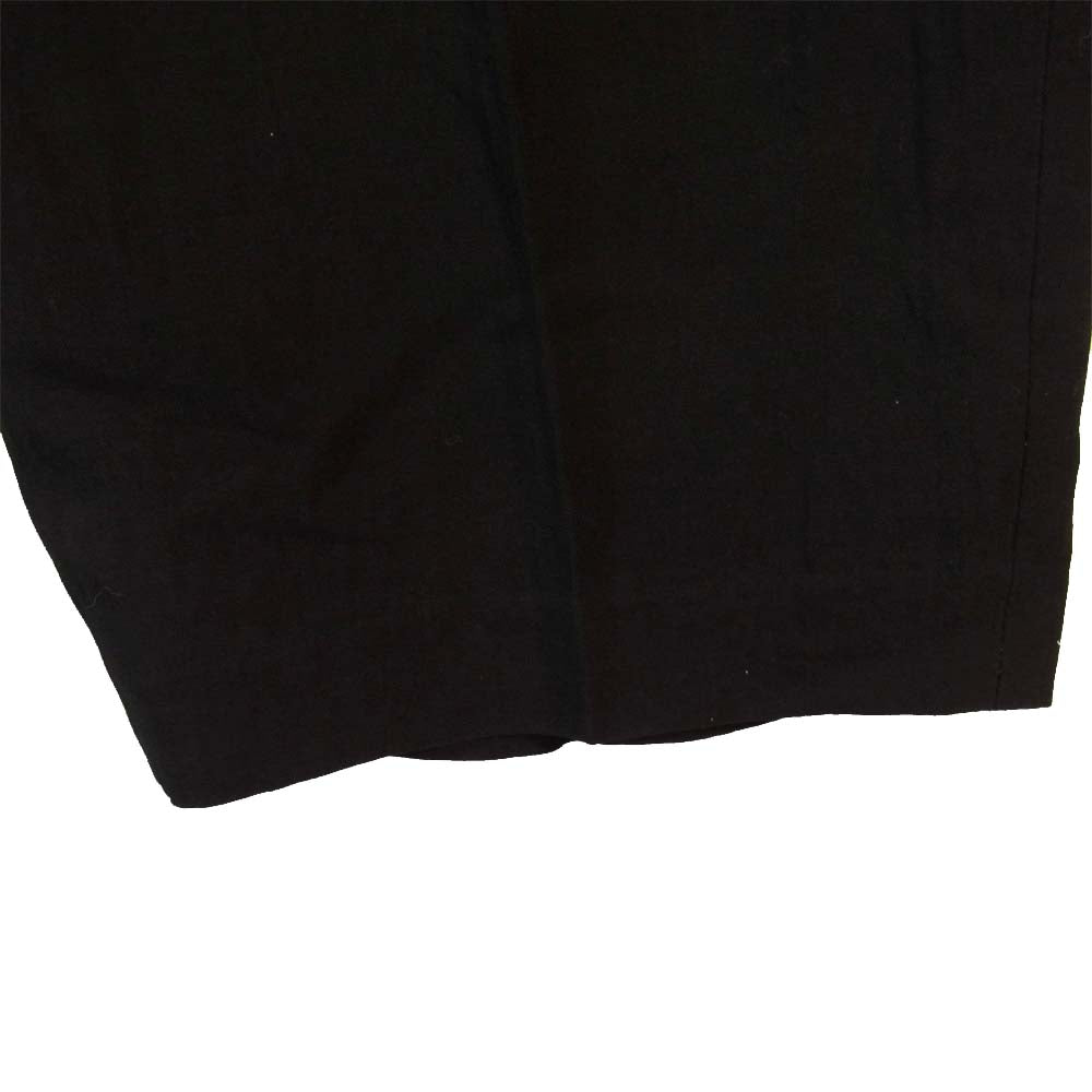 Yohji Yamamoto ヨウジヤマモト POUR HOMME プールオム 丸ロゴ 80s 初期タグ レーヨン ウール 2タック パンツ ブラック系 L【中古】