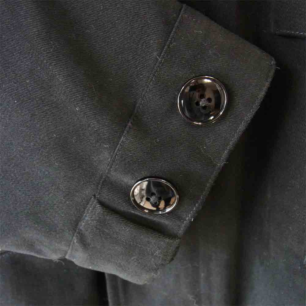 Yohji Yamamoto ヨウジヤマモト ワイスリー Y3 フリースライナー付 ミリタリー コート ブラック系 M【中古】