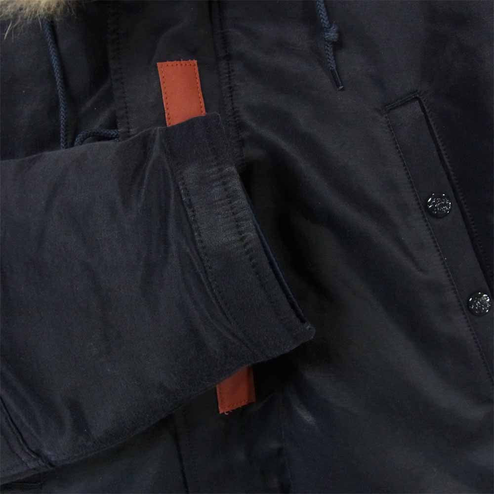 TENDERLOIN テンダーロイン T-3B ファー付き ミリタリー フライト ジャケット ダークネイビー系 M【中古】