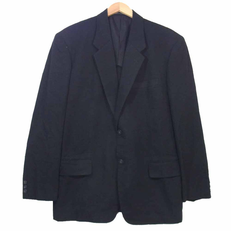 Yohji Yamamoto ヨウジヤマモト COSTUME D HOMME コスチュームドオム HF-X01-077 コットン リネン セットアップ  ブラック系 M【中古】