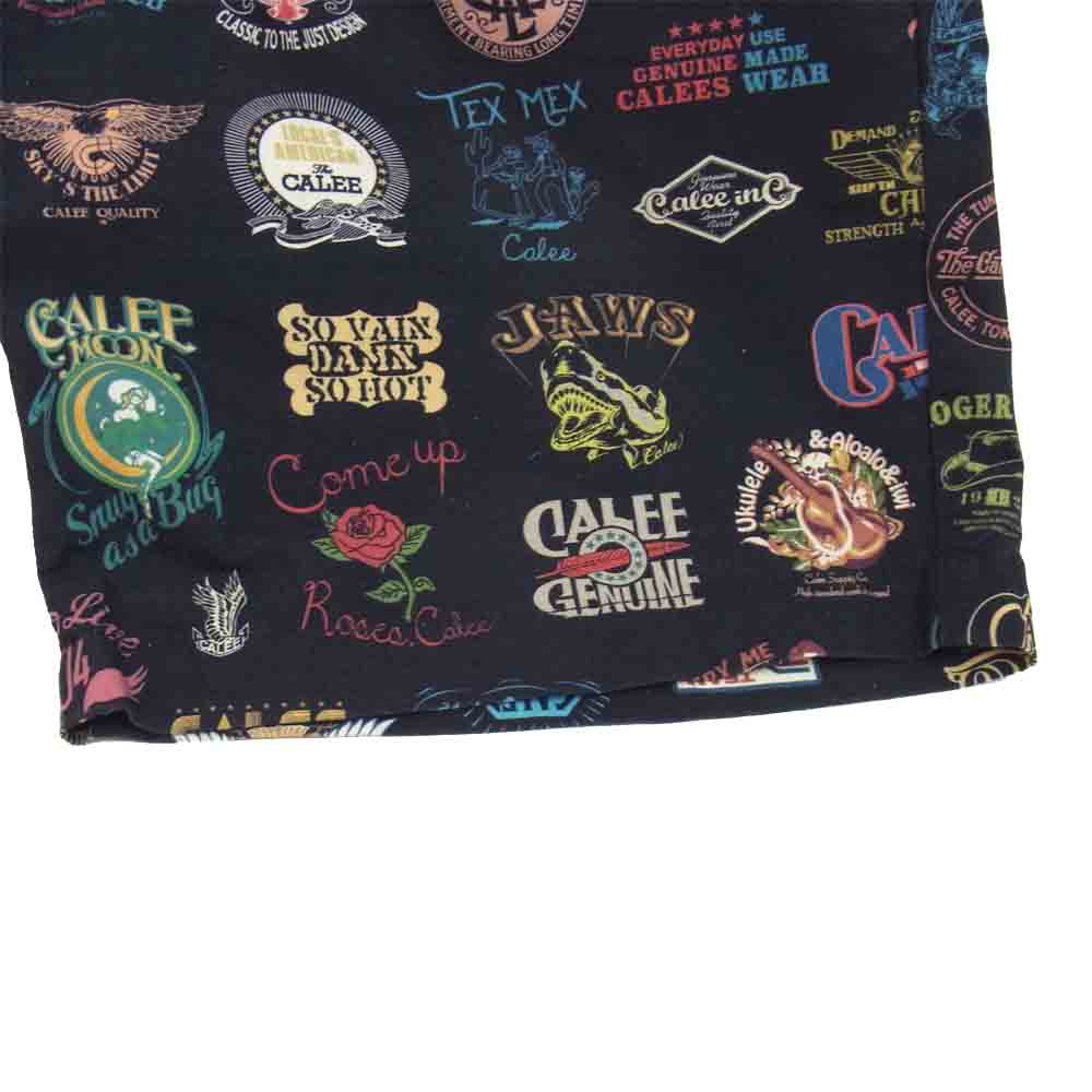 CALEE キャリー 総柄 ショーツ マルチカラー系 XL【中古】