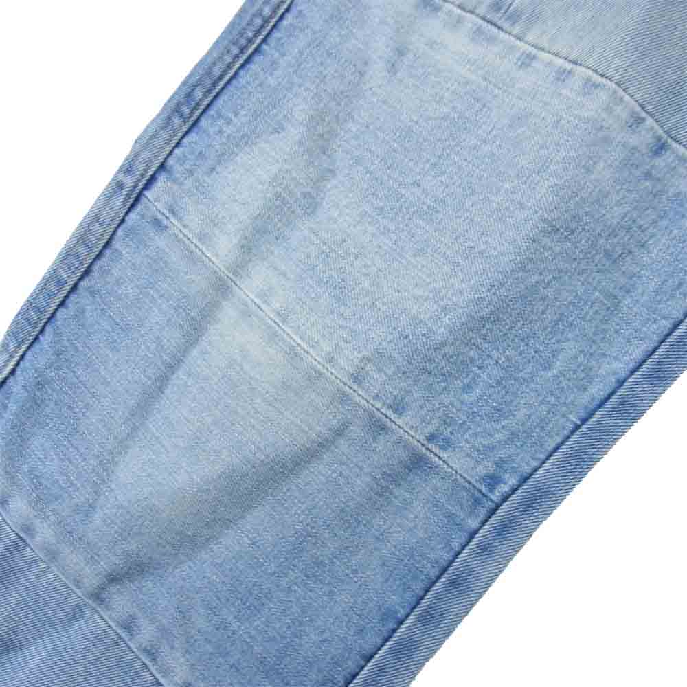 UNUSED アンユーズド 12oz denim patchwark pants デニム パッチワーク デニムパンツ インディゴブルー系 サイズ表記無【中古】