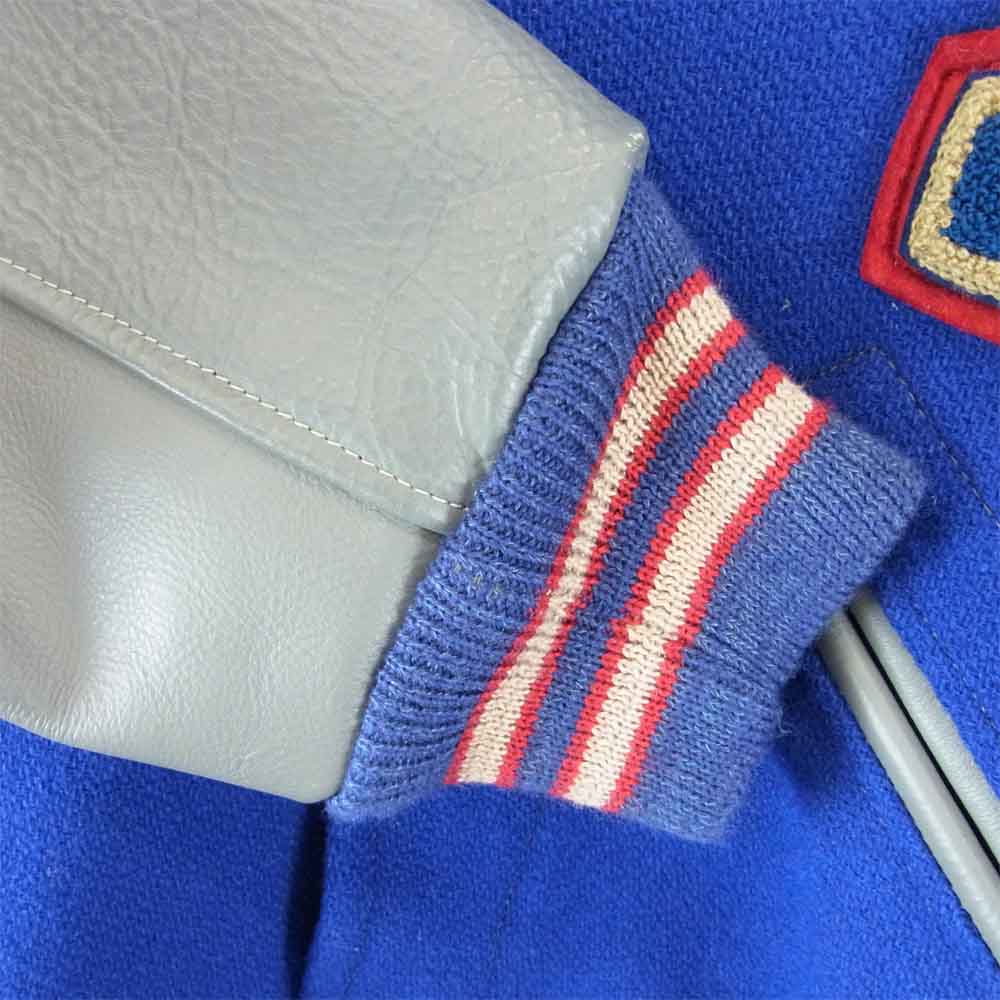 WAREHOUSE ウエアハウス スタジアムジャンパー ブルー系 グレー系 40【中古】