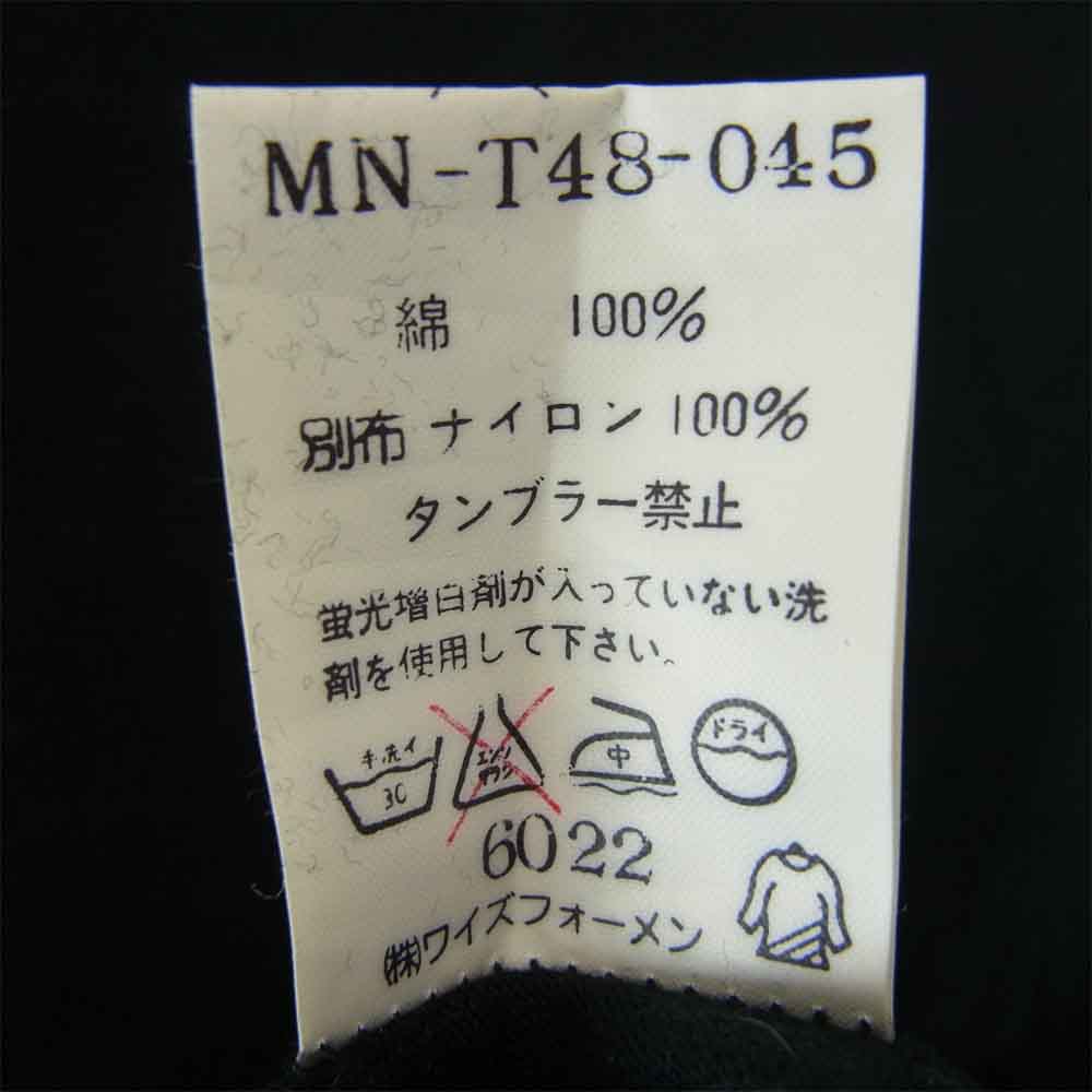 Yohji Yamamoto ヨウジヤマモト Ys formen 半袖 Tシャツ ブラック系【中古】