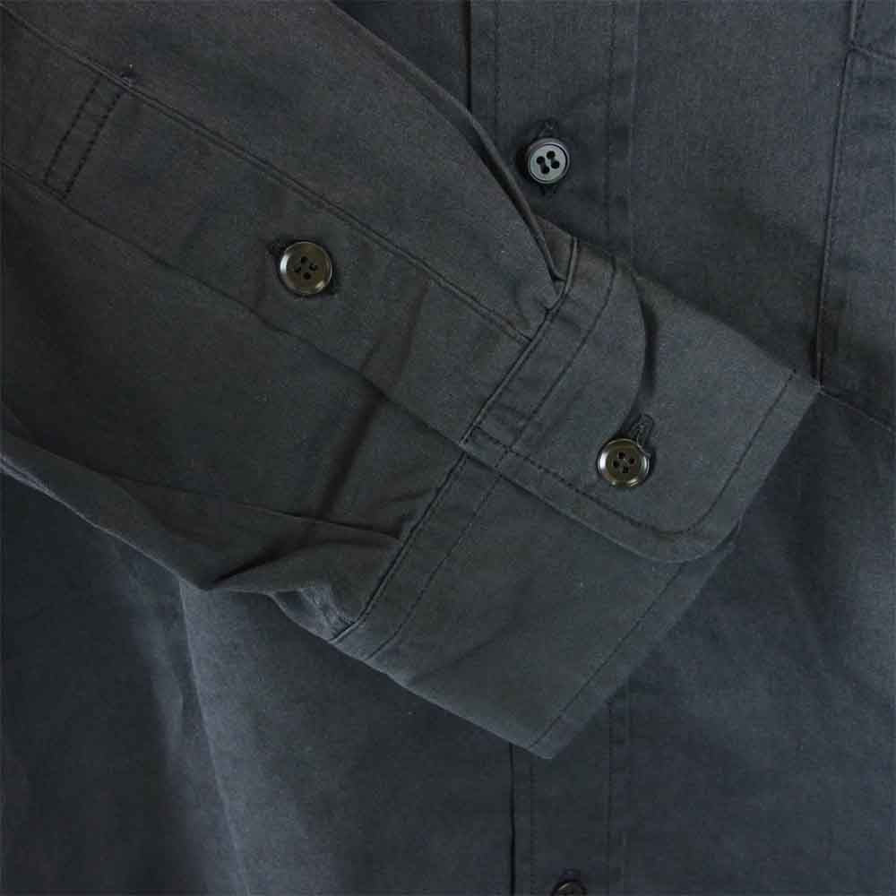 Yohji Yamamoto ヨウジヤマモト レギュラー ブラック シャツ チャコール系 M【中古】