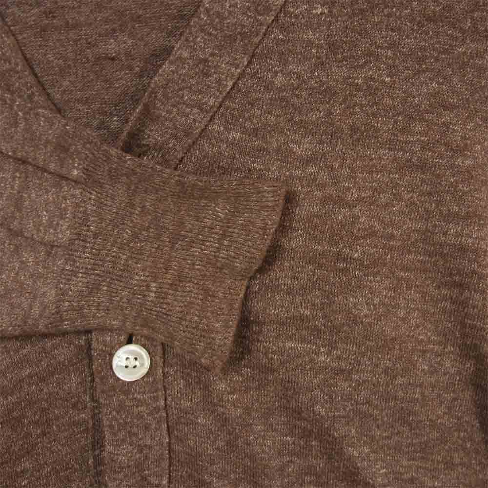 FilMelange フィルメランジェ 3HCD-NED-LTT NED カーディガン コットン リネン グレイッシュブラウン系 3【中古】