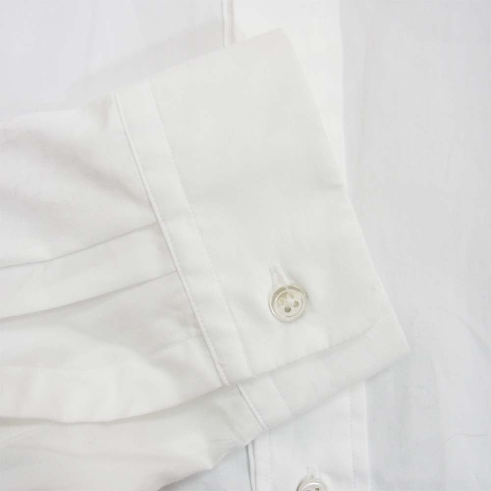 GRAPHPAPER グラフペーパー GM201-50090B Broad Band Collar Shirt ブロード バンドカラー シャツ ホワイト系 2【中古】